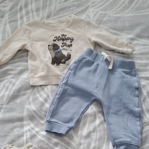 Carters  Dog Sweattop set with Pants - Picture 1 of 2